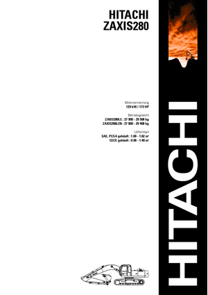 Bageri gusjeničari Hitachi ZX 280 LCN
