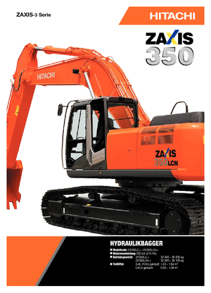 Bageri gusjeničari Hitachi ZX 350 LCN-3