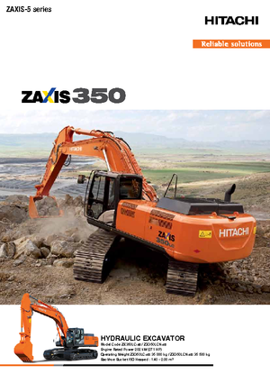 Bageri gusjeničari Hitachi ZX 350 LCN-5