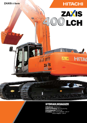 Bageri gusjeničari Hitachi ZX 400 LCH-3