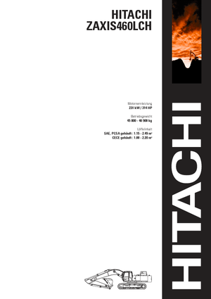 Bageri gusjeničari Hitachi ZX 460 LCH
