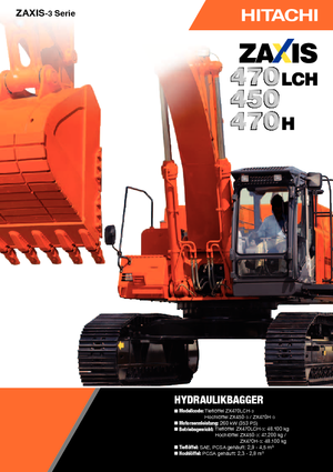 Bageri gusjeničari Hitachi ZX 470 H-3 LD
