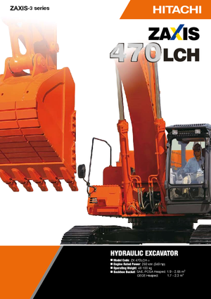 Bageri gusjeničari Hitachi ZX 470 H-3 LD