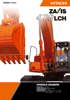 Bageri gusjeničari Hitachi ZX 470 LCH-3