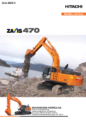 Bageri gusjeničari Hitachi ZX 470 LCH-5