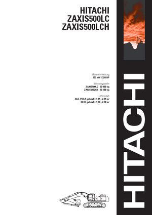 Bageri gusjeničari Hitachi ZX 500 LC