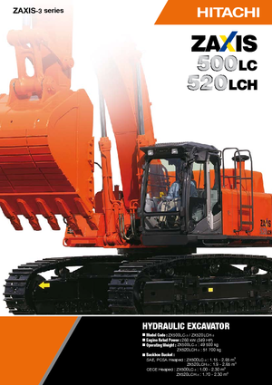 Bageri gusjeničari Hitachi ZX 500 LC