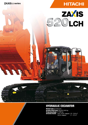Bageri gusjeničari Hitachi ZX 520 LCH-3