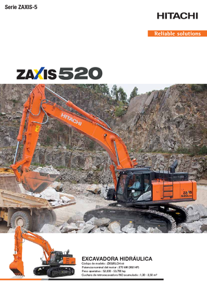 Bageri gusjeničari Hitachi ZX 520 LCH-5