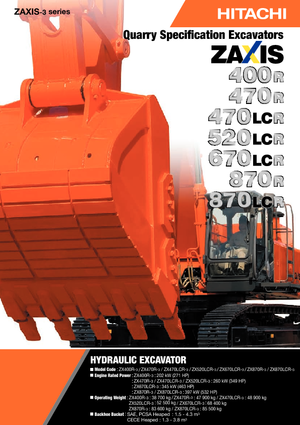 Bageri gusjeničari Hitachi ZX 520 LCR-3