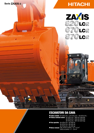 Bageri gusjeničari Hitachi ZX 870 LCR-3