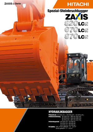 Bageri gusjeničari Hitachi ZX 870 LCR-3