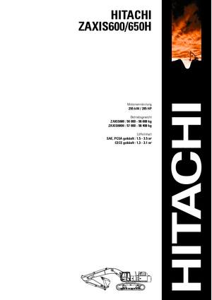 Bageri gusjeničari Hitachi ZX 600