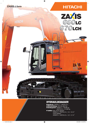 Bageri gusjeničari Hitachi ZX 670 LCH-3