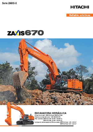 Bageri gusjeničari Hitachi ZX670LCH-5B