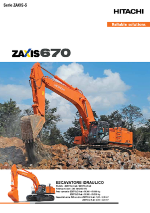 Bageri gusjeničari Hitachi ZX670LCH-5B