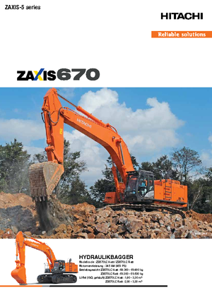 Bageri gusjeničari Hitachi ZX670LCH-5B