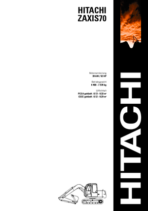 Bageri gusjeničari Hitachi ZX 70