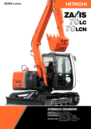 Bageri gusjeničari Hitachi ZX 70 LC-3