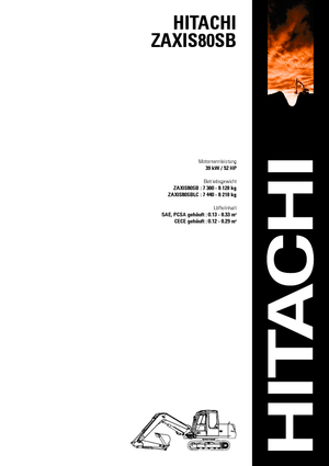Bageri gusjeničari Hitachi ZX 80 SB