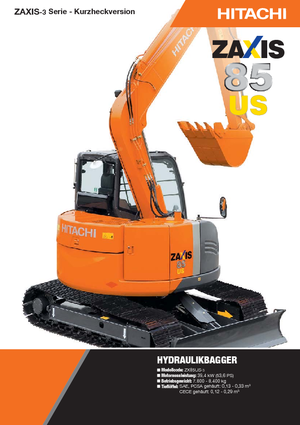 Bageri gusjeničari Hitachi ZX 85 US-3