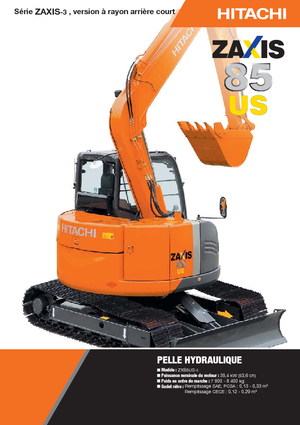 Bageri gusjeničari Hitachi ZX 85 US-3