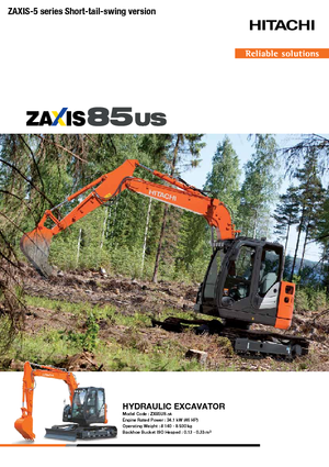 Bageri gusjeničari Hitachi ZX85US-5A