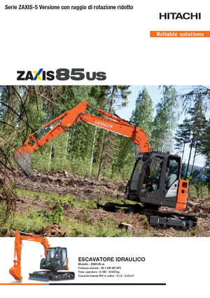 Bageri gusjeničari Hitachi ZX85US-5A