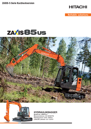 Bageri gusjeničari Hitachi ZX85US-5A
