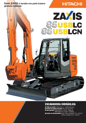 Bageri gusjeničari Hitachi ZX 85 US BLC-3
