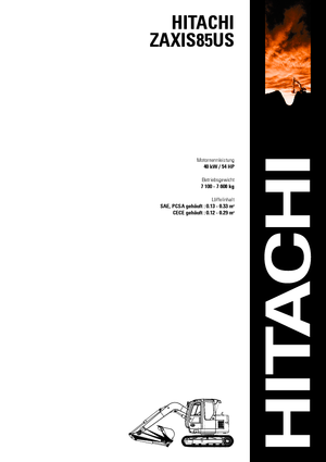 Bageri gusjeničari Hitachi ZX 85 US