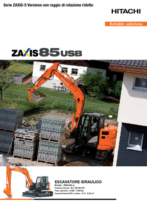 Bageri gusjeničari Hitachi ZX85USB-5A