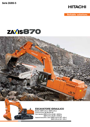 Bageri gusjeničari Hitachi ZX870LCH-5B