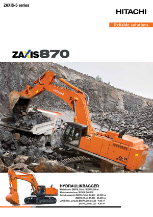 Bageri gusjeničari Hitachi ZX870LCH-5B