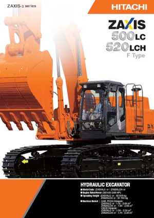 Bageri gusjeničari Hitachi ZX520LCH-3F