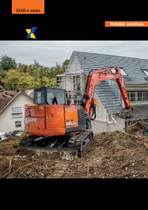 Bageri gusjeničari Hitachi ZX85USB-6