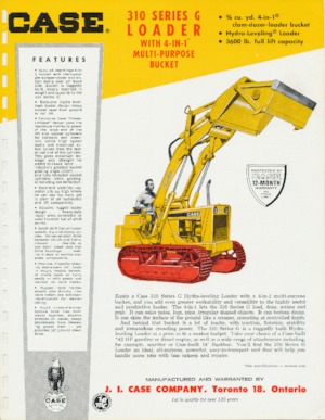 Utovarivači gusjeničari Case 310G 