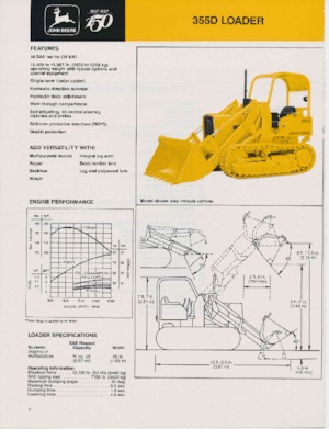 Utovarivači gusjeničari John Deere Construction 355 D