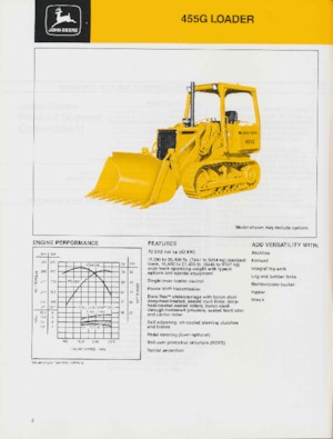 Utovarivači gusjeničari John Deere Construction 455 G