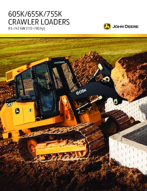 Utovarivači gusjeničari John Deere Construction 605K