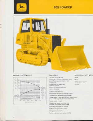Utovarivači gusjeničari John Deere Construction 655