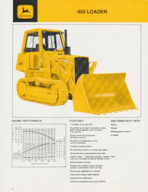 Utovarivači gusjeničari John Deere Construction 855