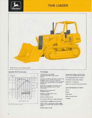 Utovarivači gusjeničari John Deere Construction 755 B