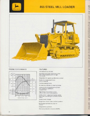 Utovarivači gusjeničari John Deere Construction 855