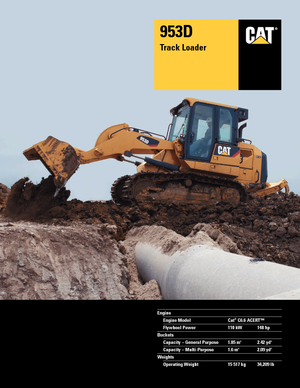 Utovarivači gusjeničari Caterpillar 953D