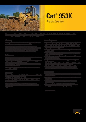 Utovarivači gusjeničari Caterpillar 953K