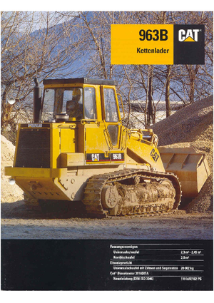 Utovarivači gusjeničari Caterpillar 963 B