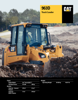 Utovarivači gusjeničari Caterpillar 963D