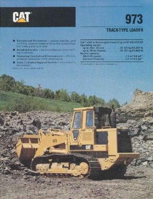 Utovarivači gusjeničari Caterpillar 973