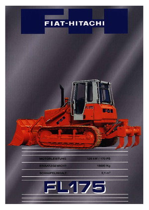 Utovarivači gusjeničari Fiat-Hitachi FL 175